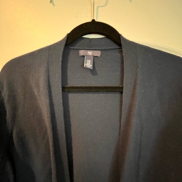 Gap Navy Open Front Cardigan - Picture 2 of 6
